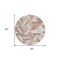 Edge Collections - 8' - Brown - For Area Rug Geometric Washable Indoor and Outdoor Use - 1 Piece